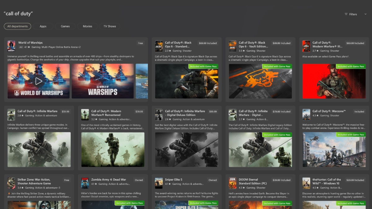 call of duty oyunlari game pass yolunda 1