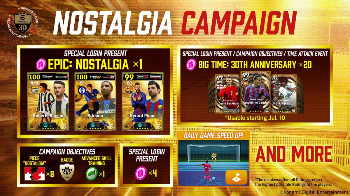 konami efootballun 30uncu yilini kutluyor 0