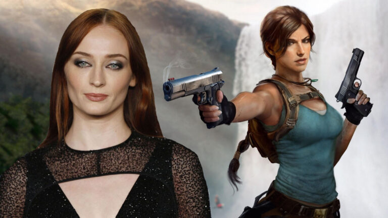 sophie turner lara croft pozu ile oyunculari ikiye boldu JmTOXpfJ
